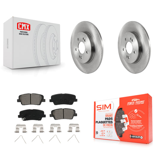 Disc Rotors and Semi-Metallic Brake Pads Kit-K8S-105122