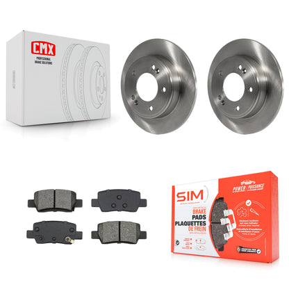 Disc Rotors and Semi-Metallic Brake Pads Kit-K8S-105125