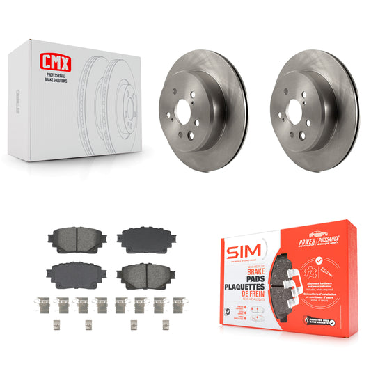 Disc Rotors and Semi-Metallic Brake Pads Kit-K8S-105126