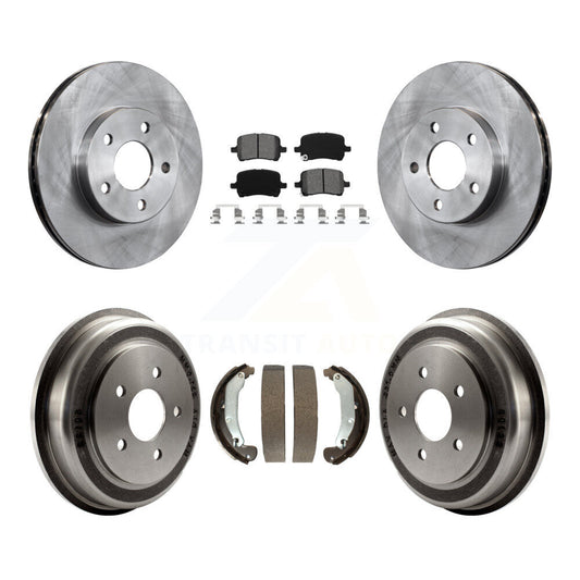 Disc Rotors and Semi-Metallic Brake Pads Kit-K8S-105129