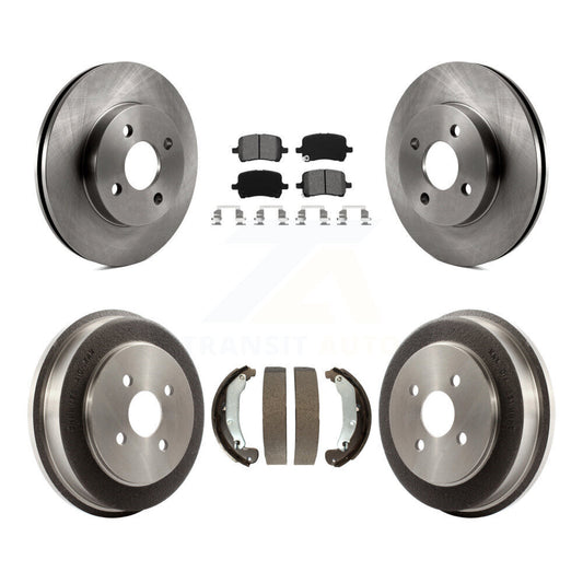 Disc Rotors and Semi-Metallic Brake Pads Kit-K8S-105130