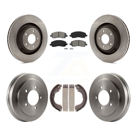 Disc Rotors and Semi-Metallic Brake Pads Kit-K8S-105131