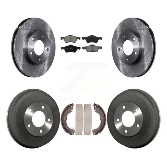 Disc Rotors and Semi-Metallic Brake Pads Kit-K8S-105133