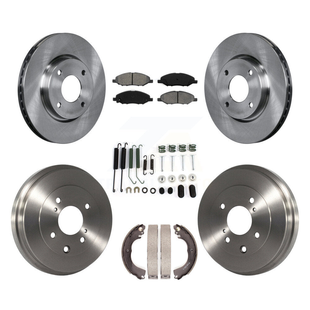 Disc Rotors and Semi-Metallic Brake Pads Kit-K8S-105136