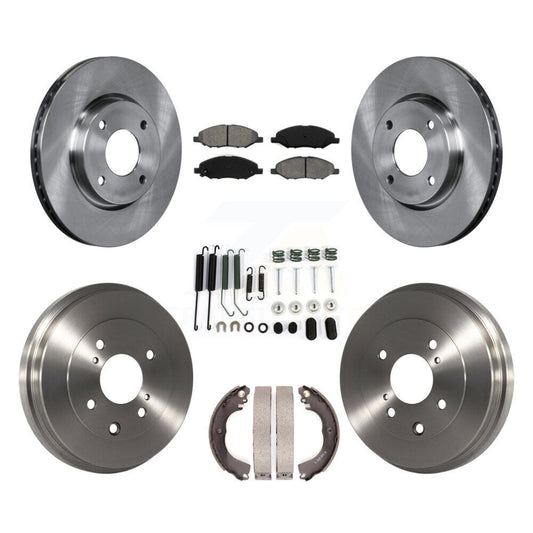 Disc Rotors and Semi-Metallic Brake Pads Kit-K8S-105136