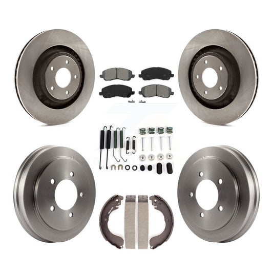 Disc Rotors and Semi-Metallic Brake Pads Kit-K8S-105139