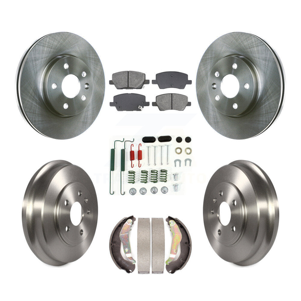Disc Rotors and Semi-Metallic Brake Pads Kit-K8S-105141