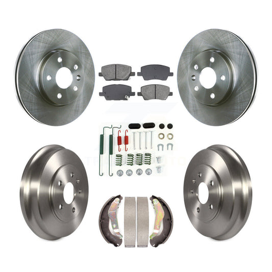 Disc Rotors and Semi-Metallic Brake Pads Kit-K8S-105141