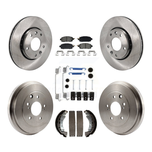 Disc Rotors and Semi-Metallic Brake Pads Kit-K8S-105142