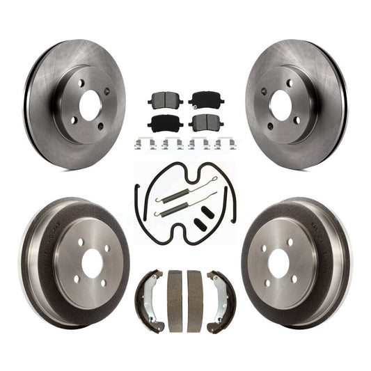 Disc Rotors and Semi-Metallic Brake Pads Kit-K8S-105143