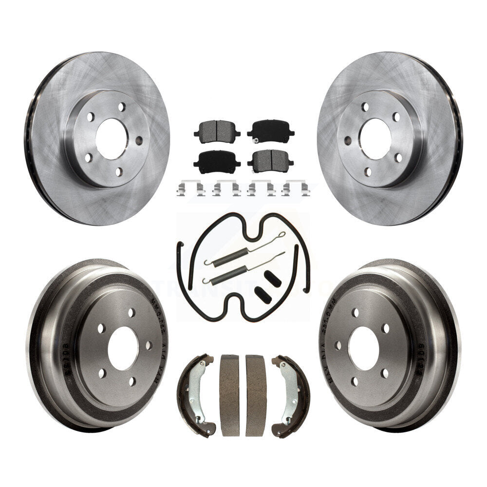 Disc Rotors and Semi-Metallic Brake Pads Kit-K8S-105144