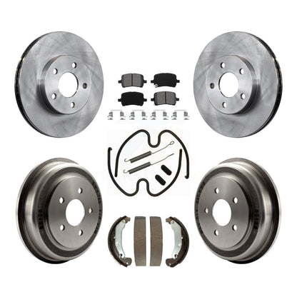 Disc Rotors and Semi-Metallic Brake Pads Kit-K8S-105144