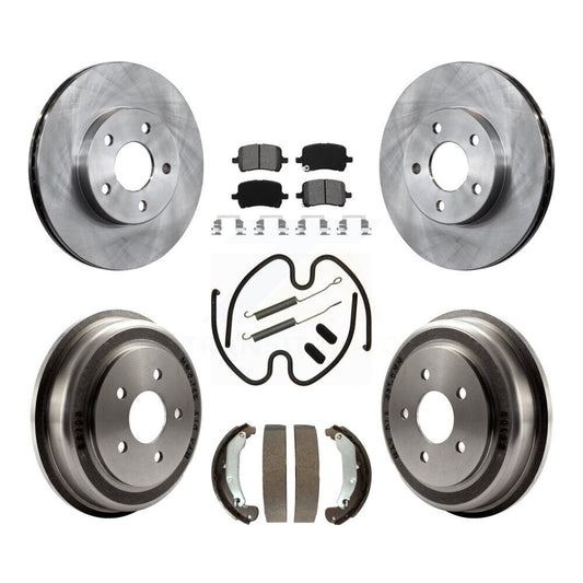 Disc Rotors and Semi-Metallic Brake Pads Kit-K8S-105144