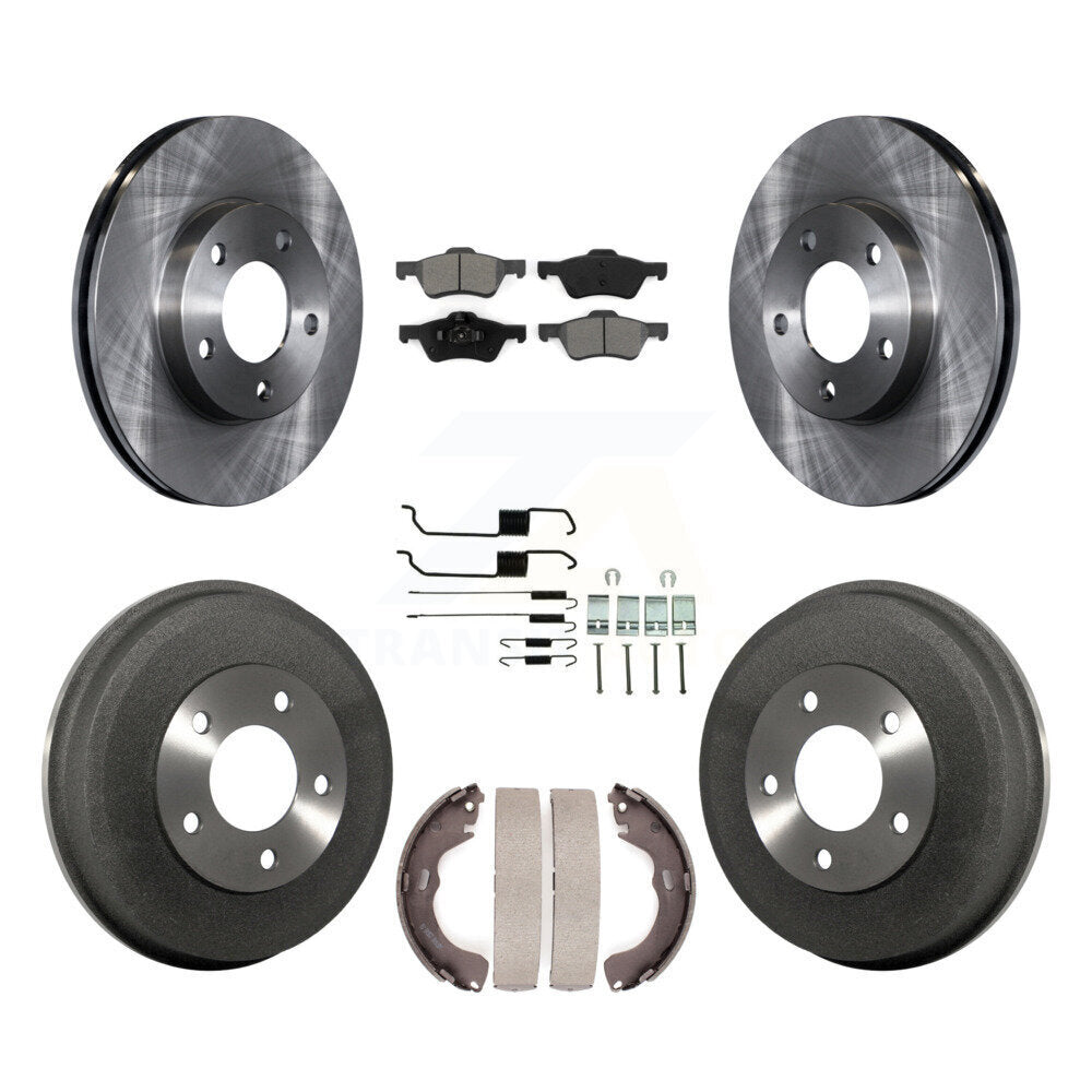 Disc Rotors and Semi-Metallic Brake Pads Kit-K8S-105145
