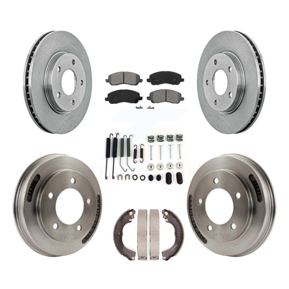 Disc Rotors and Semi-Metallic Brake Pads Kit-K8S-105147