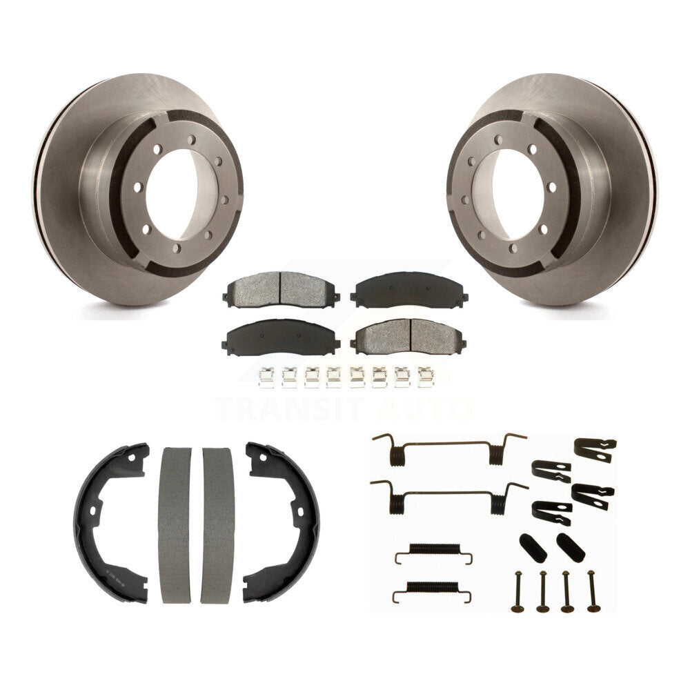 Disc Rotors and Semi-Metallic Brake Pads Kit-K8S-105185