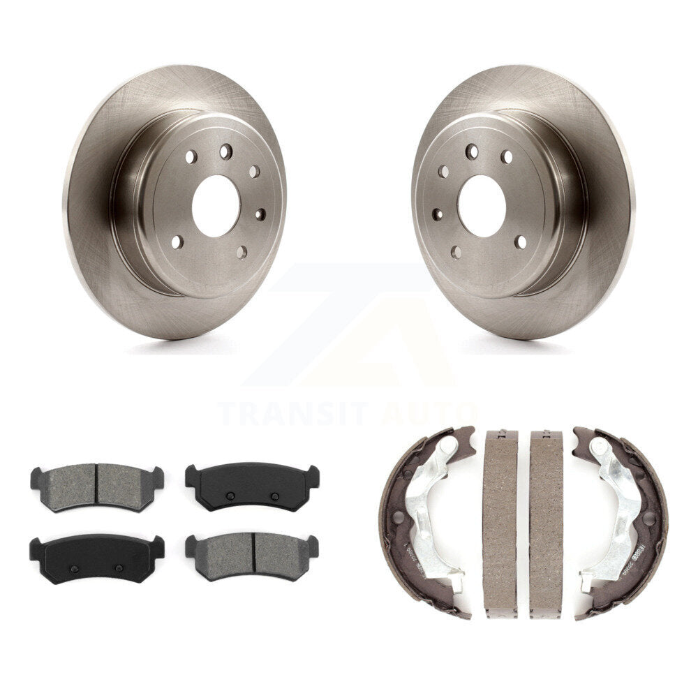 Disc Rotors and Semi-Metallic Brake Pads Kit-K8S-105221