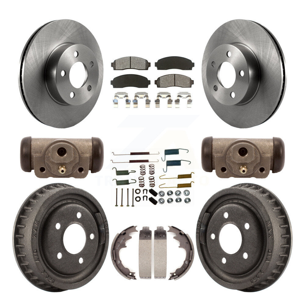 Disc Rotors and Semi-Metallic Brake Pads Kit-K8S-105229