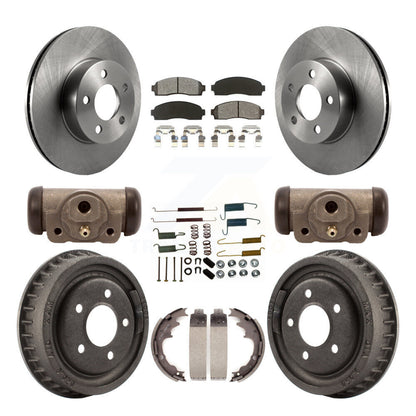 Disc Rotors and Semi-Metallic Brake Pads Kit-K8S-105229