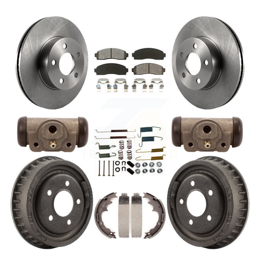 Disc Rotors and Semi-Metallic Brake Pads Kit-K8S-105229