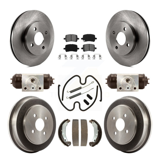 Disc Rotors and Semi-Metallic Brake Pads Kit-K8S-105230