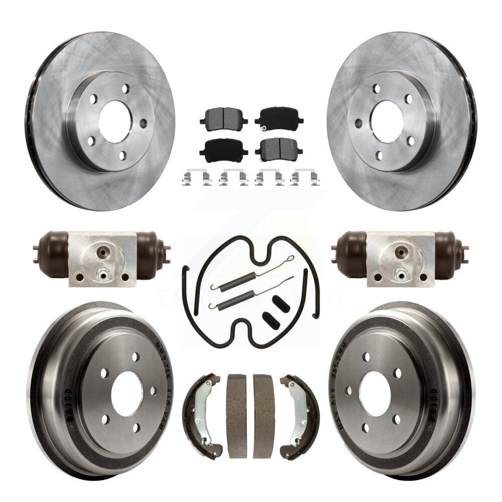 Disc Rotors and Semi-Metallic Brake Pads Kit-K8S-105231