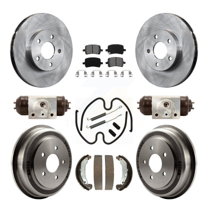 Disc Rotors and Semi-Metallic Brake Pads Kit-K8S-105231