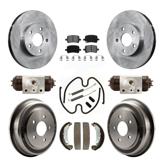 Disc Rotors and Semi-Metallic Brake Pads Kit-K8S-105231