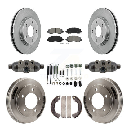 Disc Rotors and Semi-Metallic Brake Pads Kit-K8S-105232