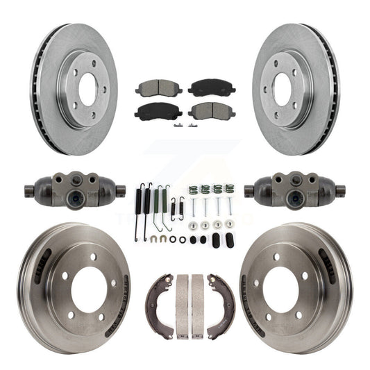 Disc Rotors and Semi-Metallic Brake Pads Kit-K8S-105232
