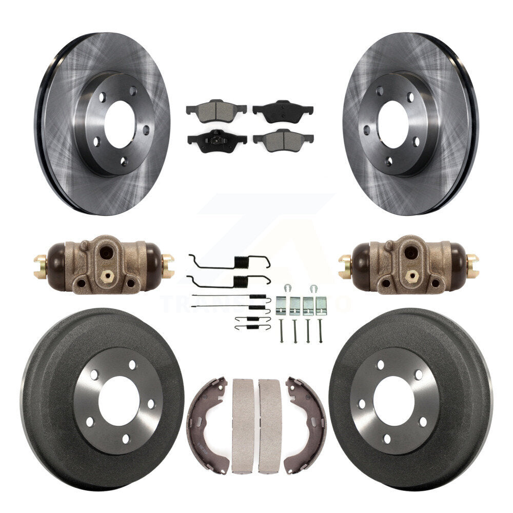 Disc Rotors and Semi-Metallic Brake Pads Kit-K8S-105234