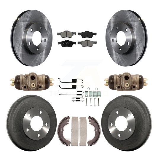 Disc Rotors and Semi-Metallic Brake Pads Kit-K8S-105234