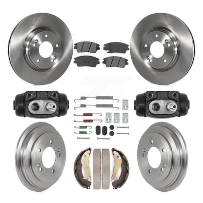 Disc Rotors and Semi-Metallic Brake Pads Kit-K8S-105235