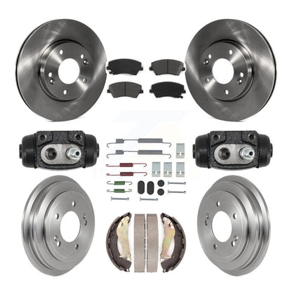 Disc Rotors and Semi-Metallic Brake Pads Kit-K8S-105236