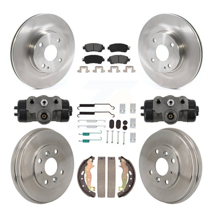 Disc Rotors and Semi-Metallic Brake Pads Kit-K8S-105238