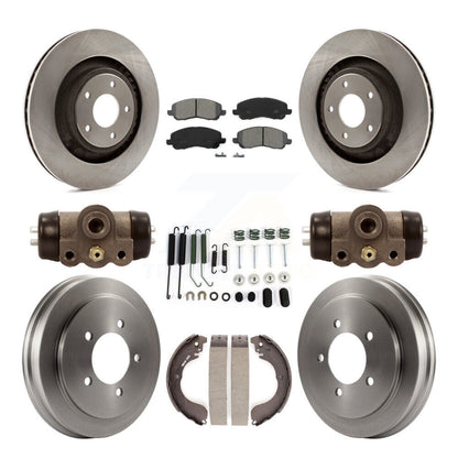 Disc Rotors and Semi-Metallic Brake Pads Kit-K8S-105239