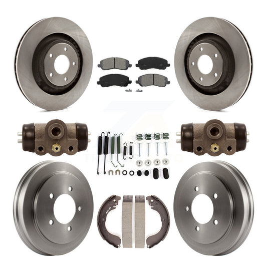 Disc Rotors and Semi-Metallic Brake Pads Kit-K8S-105239
