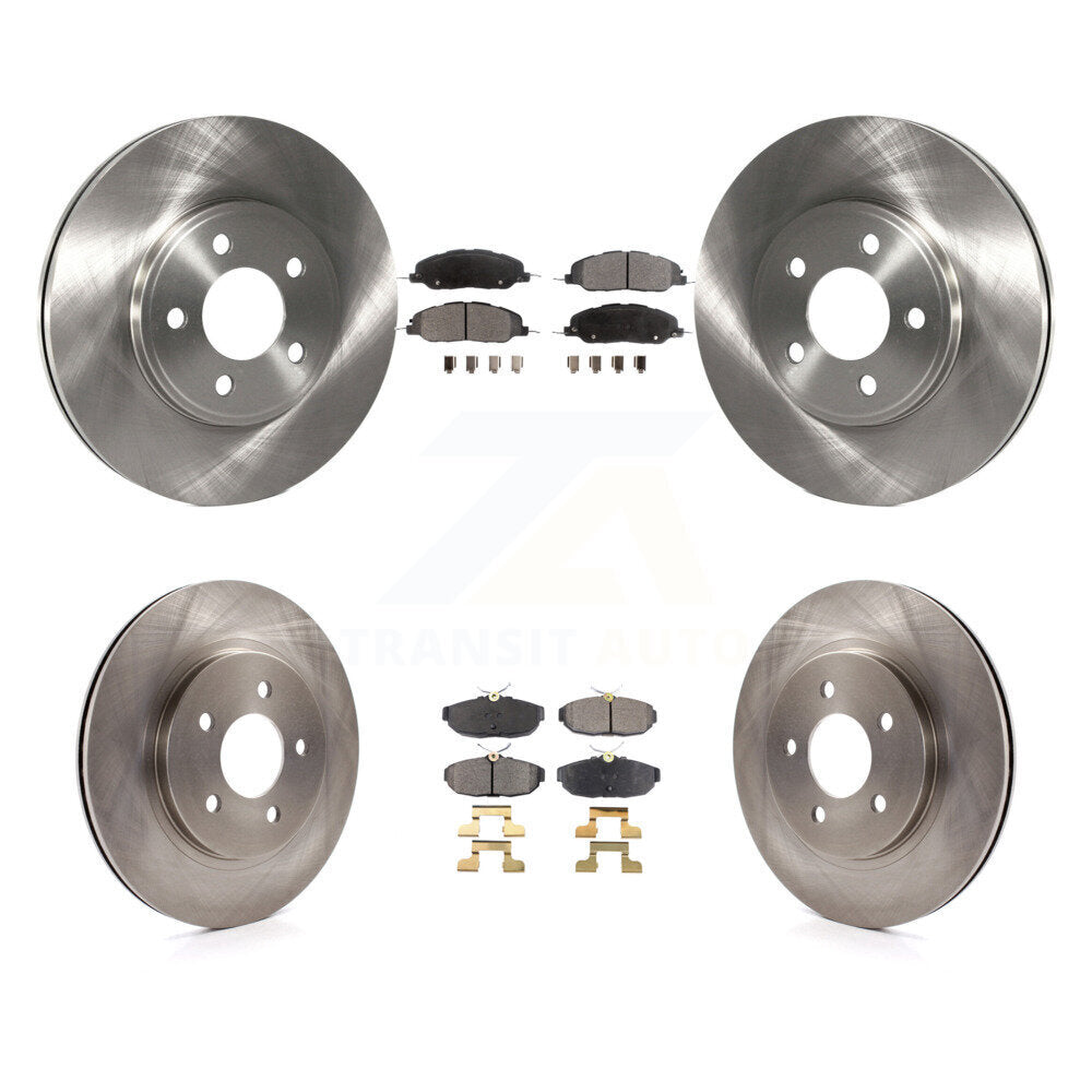Disc Rotors and Ceramic Brake Pads Kit-K8T-100916 - Kit.bestparts.ca