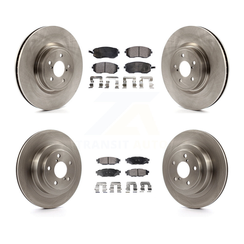 Disc Rotors and Ceramic Brake Pads Kit-K8T-101309 - Kit.bestparts.ca
