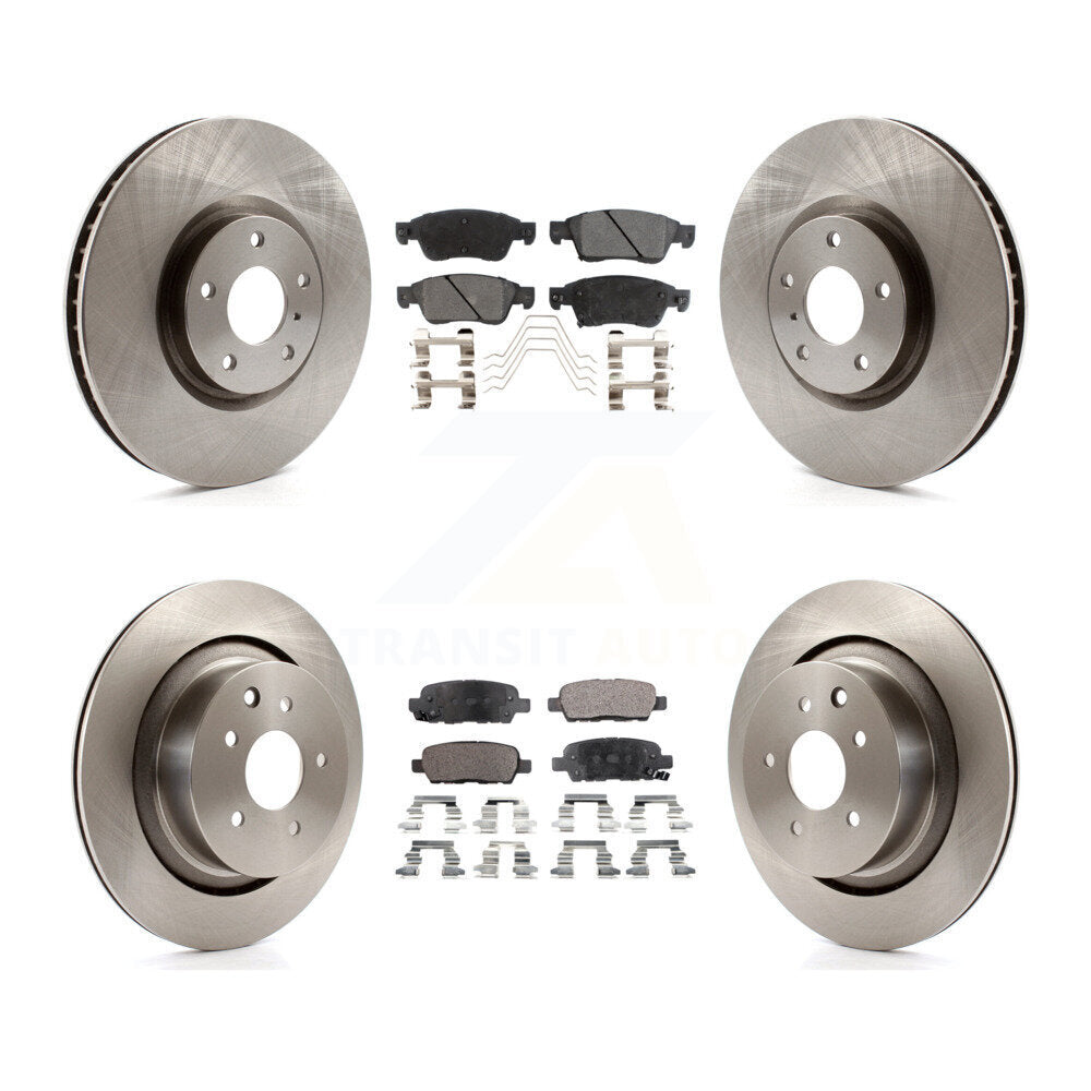 Disc Rotors and Ceramic Brake Pads Kit-K8T-101421 - Kit.bestparts.ca