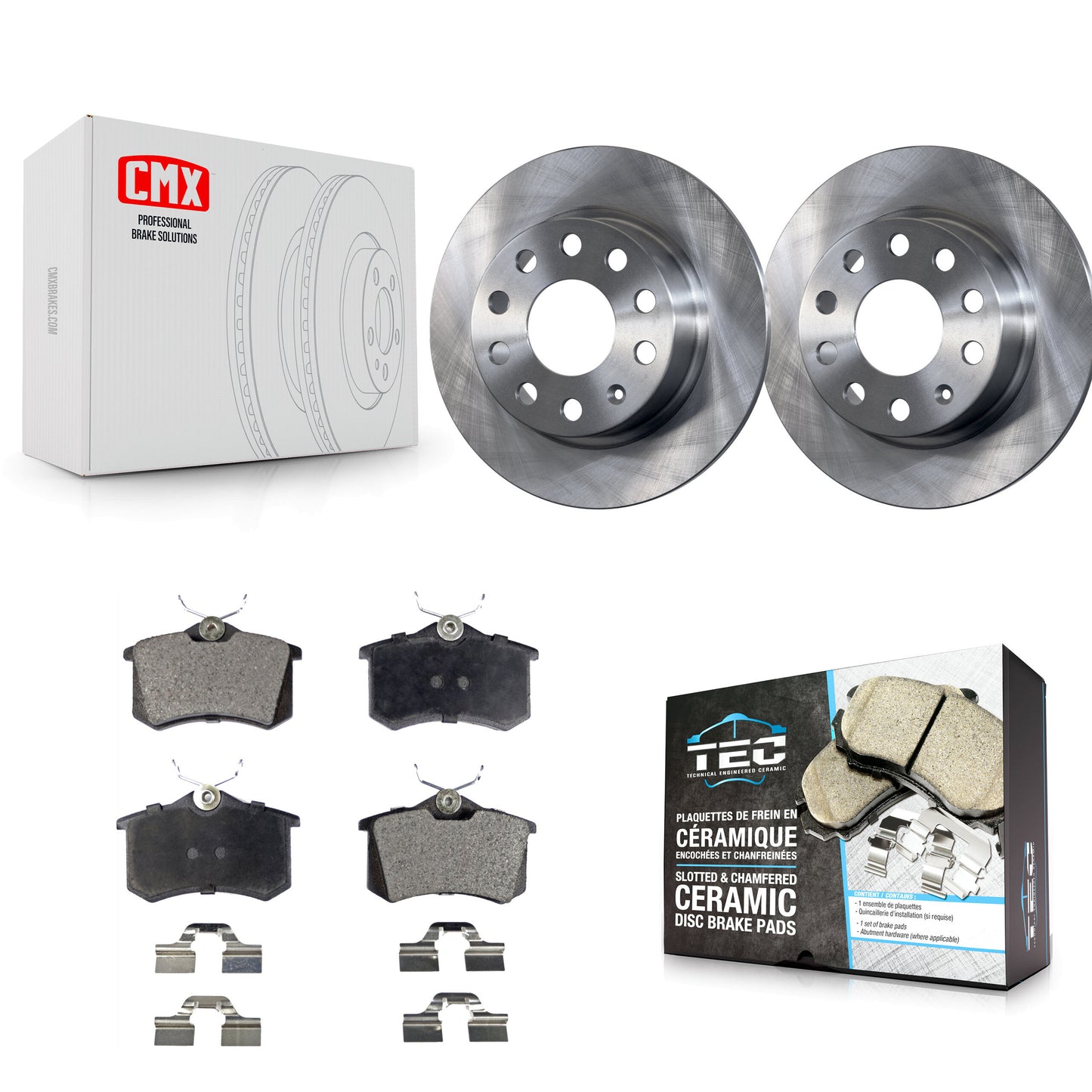 Disc Rotors and Ceramic Brake Pads Kit-K8T-102048 Kit.bestparts.ca