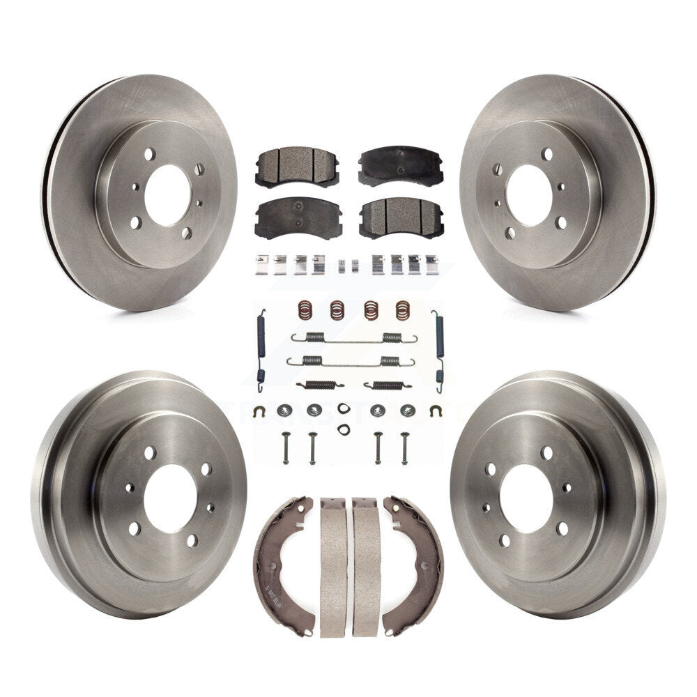 Disc Rotors and Ceramic Brake Pads Kit-K8T-102818 - Kit.bestparts.ca