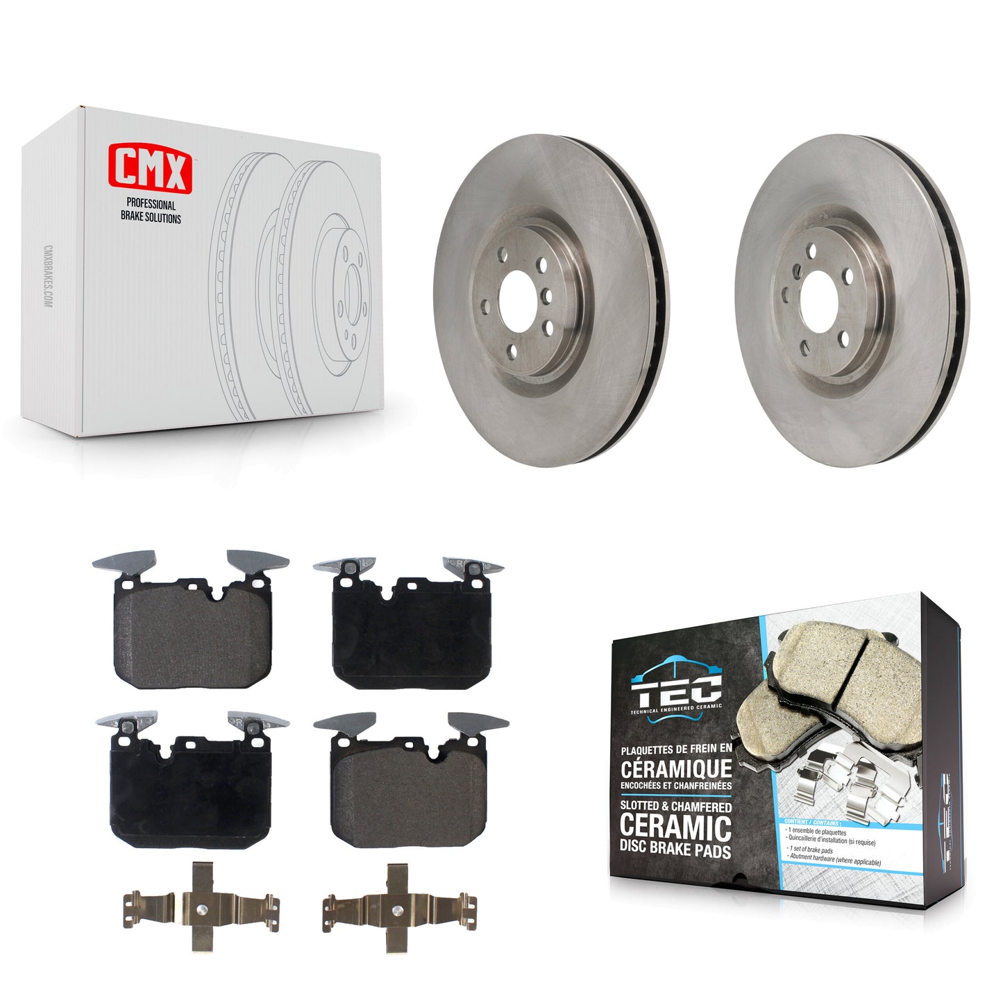 Disc Rotors and Ceramic Brake Pads Kit-K8T-104856 Kit.bestparts.ca