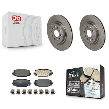 Disc Rotors and Ceramic Brake Pads Kit-K8T-105761