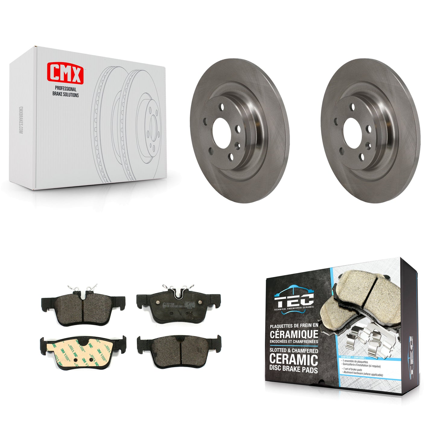Disc Rotors and Ceramic Brake Pads Kit-K8T-105768 Kit.bestparts.ca