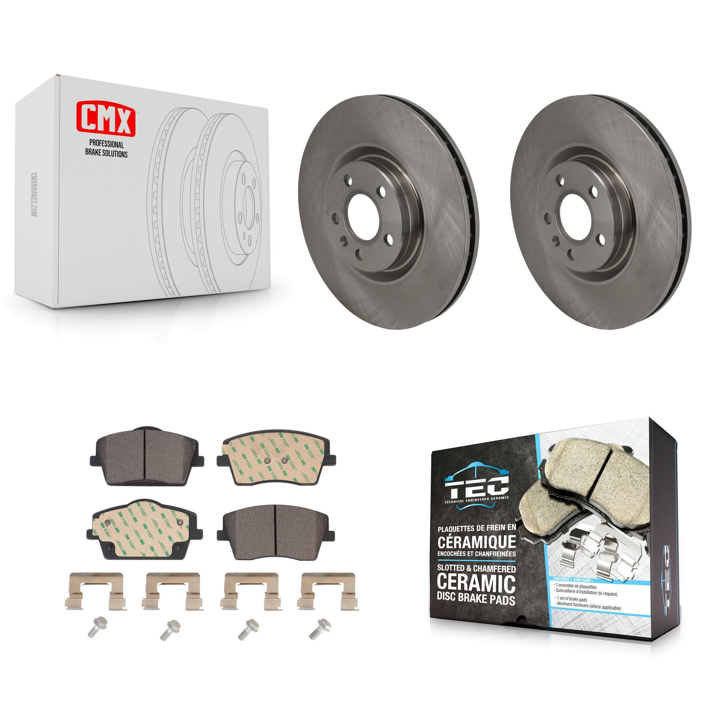 Disc Rotors and Ceramic Brake Pads Kit-K8T-105789 Kit.bestparts.ca