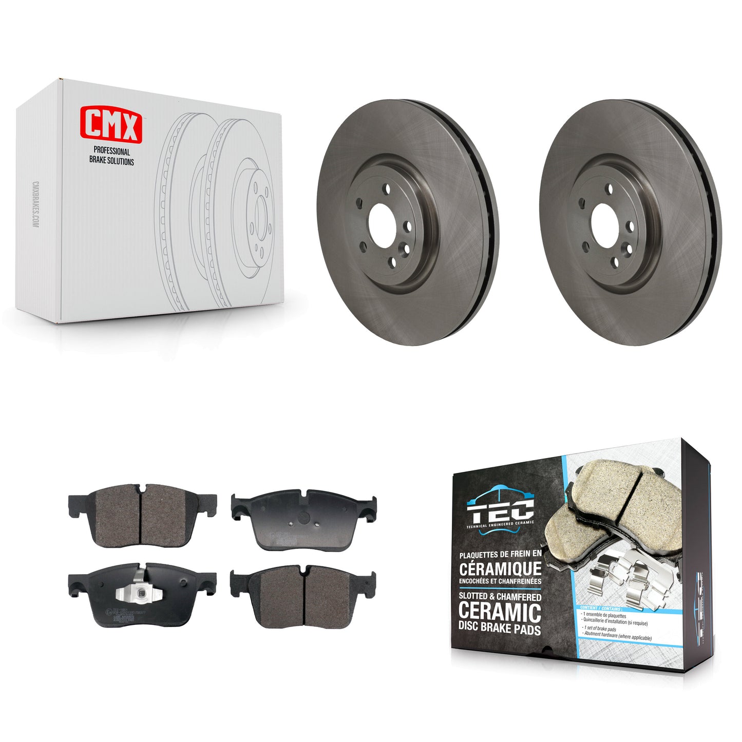 Disc Rotors and Ceramic Brake Pads Kit-K8T-105790 Kit.bestparts.ca