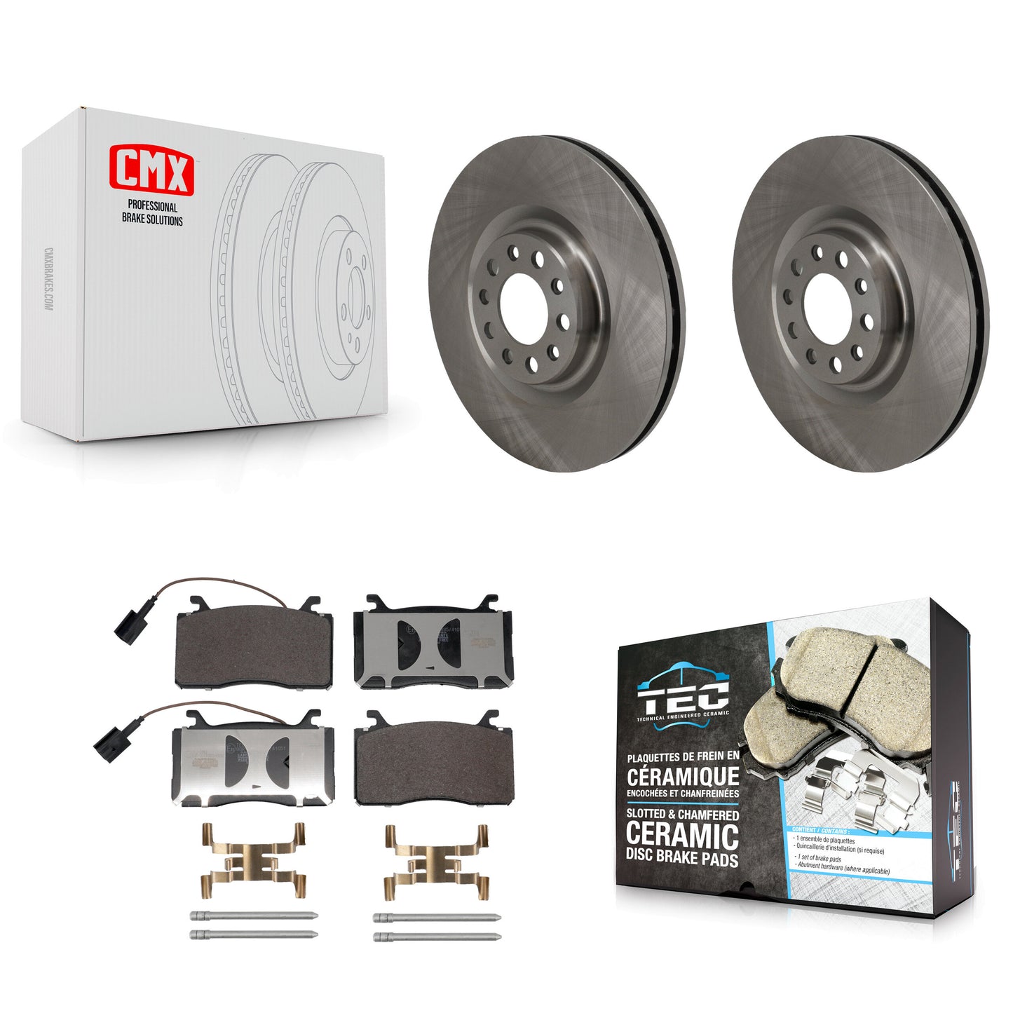 Disc Rotors and Ceramic Brake Pads Kit-K8T-105791 Kit.bestparts.ca