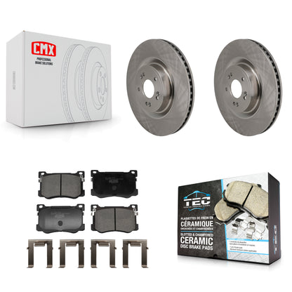 Disc Rotors and Ceramic Brake Pads Kit-K8T-105792