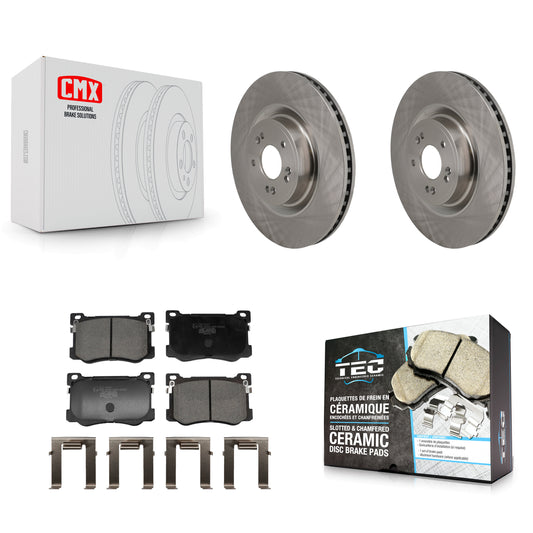 Disc Rotors and Ceramic Brake Pads Kit-K8T-105792
